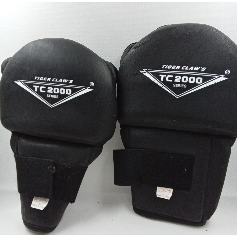 Tiger Claw TC-2000 Series Black Sparing Gloves, size Large, Sm palm blemish